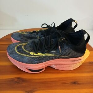 Nike Black Yellow‎ Pink Running Shoes